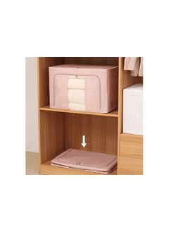 Spaceshoop Storage Boxes Clothes Storage Box Household Large capacity Wardrobe Foldable Storage Box Fabric Clothing Storage Sorting Box Easy To Store 100L  - Image 3