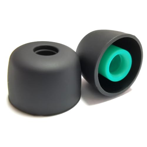 Luckvan Soft Silicone Ear Tips for Sony WF-1000XM5 Earbuds Replacement Tips for Sony WF-1000XM4 WF-1000XM3, 4 Pairs Black - Image 3