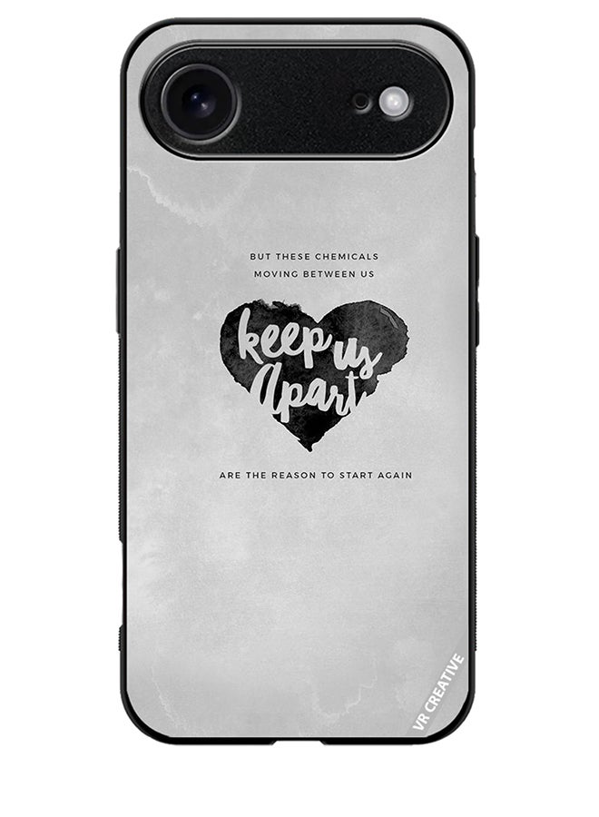 VR CREATIVE Protective Case Cover For Apple iPhone 17 Air Keep Us Apart Design Multicolour