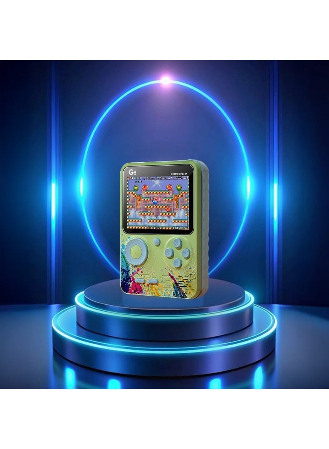 Torima جهاز ألعاب محمول توريما GC-012 الأخضر جيم بوي - جهاز ألعاب كلاسيكي محمول باليد مع ألعاب مدمجة - Image 3