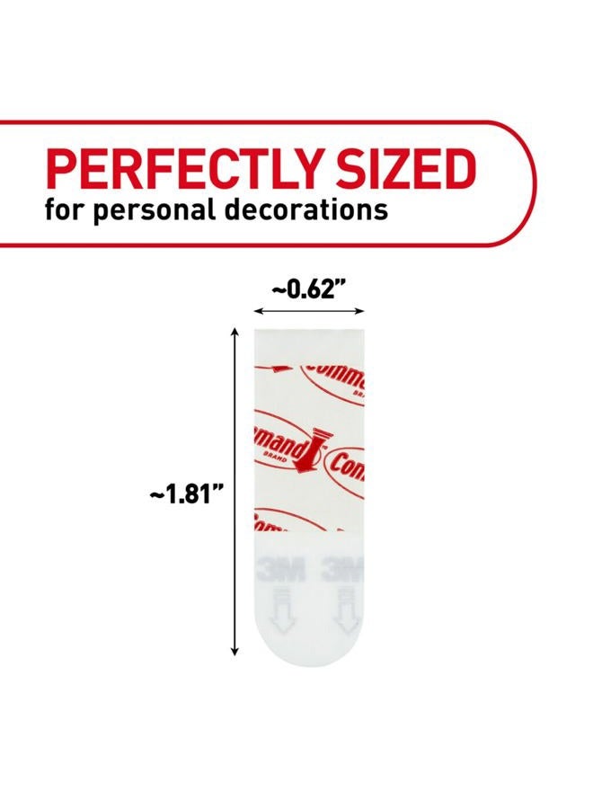 Command Adhesive Hangers, Damage Free Wall Hangers, No Tools Required - 64 White Strips - Image 2