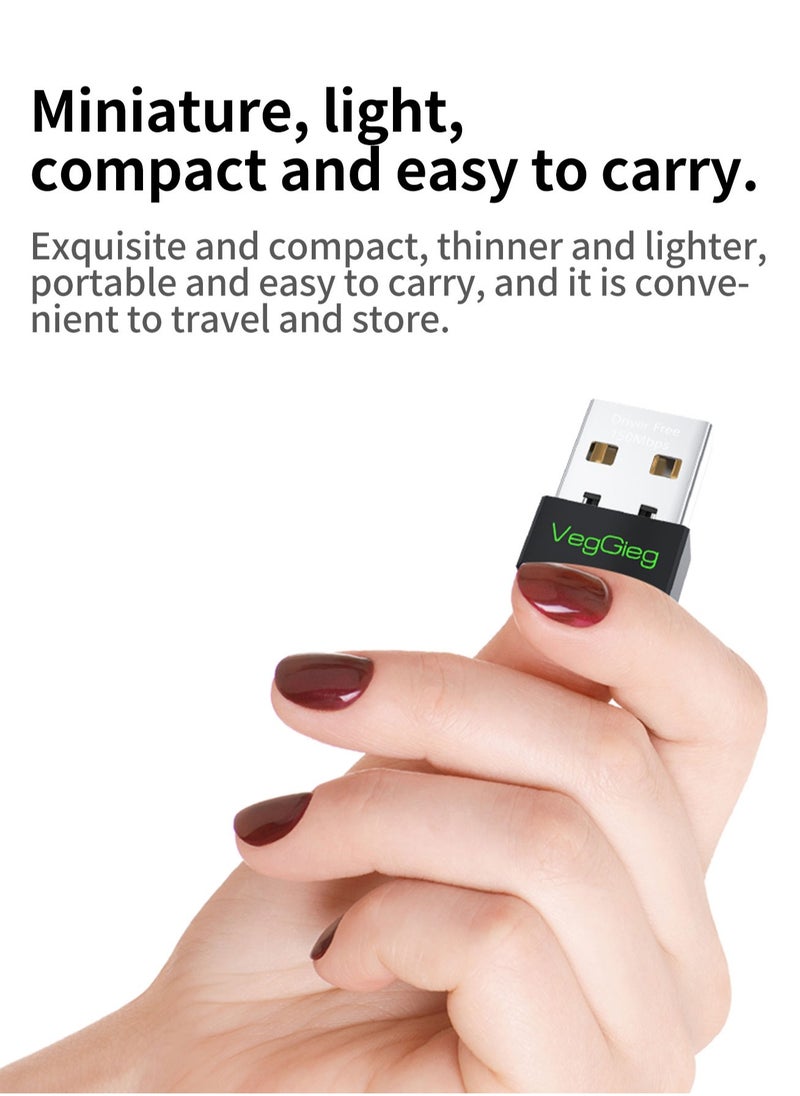 LB لنك - LB-LINK 150Mbps Mini USB محول واي فاي لاسلكي USB 2.0 802.11b/g/b 2.4Gbps LAN محول شبكة الإنترنت استقبال - Image 1