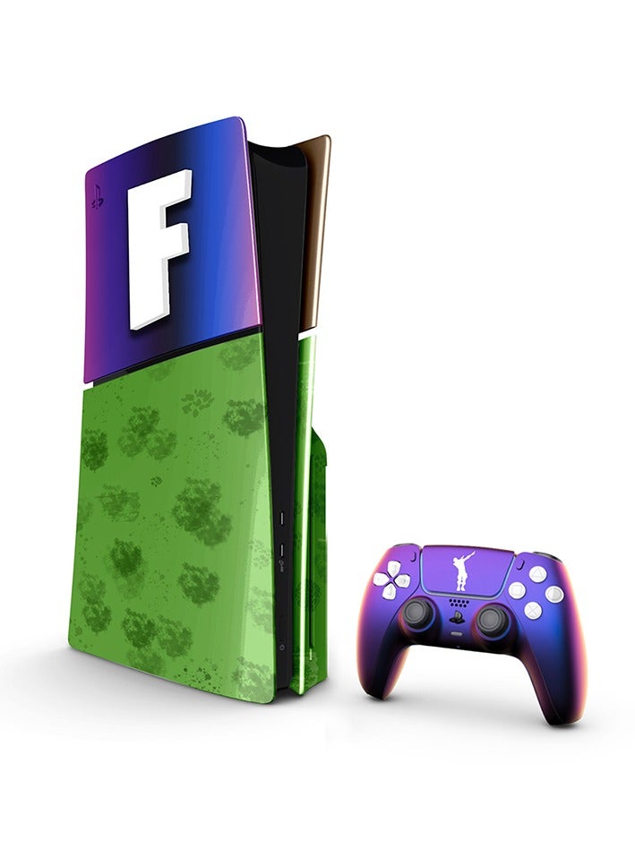 Craft MERLIN CUSTOMIZED SONY PLAYSTATION 5 SLIM DISC EDITION 1TB SINGLE CONTROLLER THE EXPLORER - Image 1