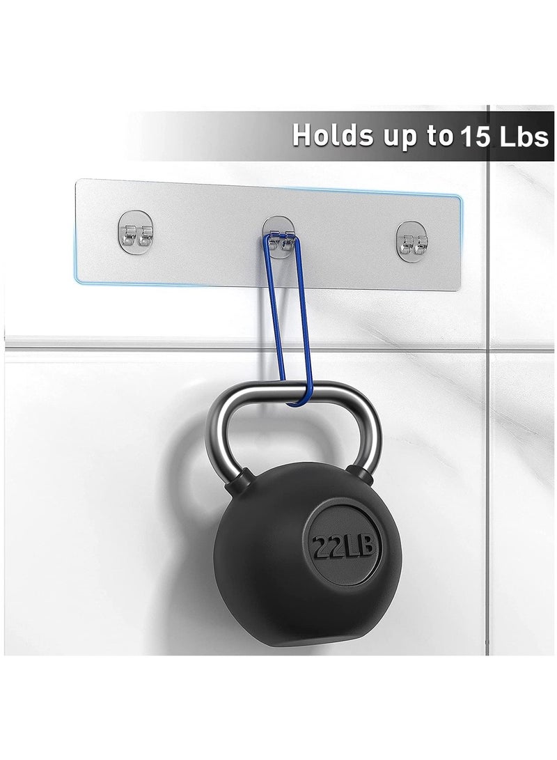 Arabest رف دش 2 عبوة، رف دش لاصق حمام، أرفف منظمة بدون حفر، منظم دش مقاوم للصدأ من الفولاذ المقاوم للصدأ لتخزين الحمام والمطبخ - Image 4