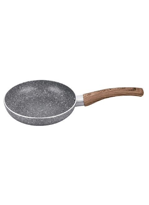 Ergonomic Handle Comfortable Grip Non-Stick Frying Pan Grey 14 Cm Mpjm-14 Mpjm-14/Grey