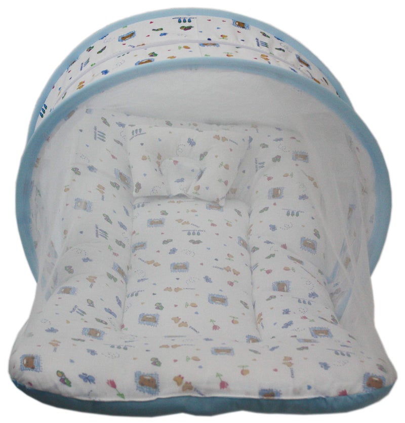 KooKyKooby Baby Mosquito and Insect Protection Net with Bedding (BLUECHUNMUN) - Image 5