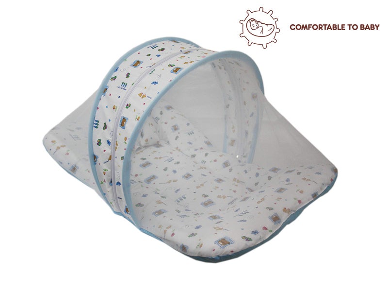 KooKyKooby Baby Mosquito and Insect Protection Net with Bedding (BLUECHUNMUN) - Image 2
