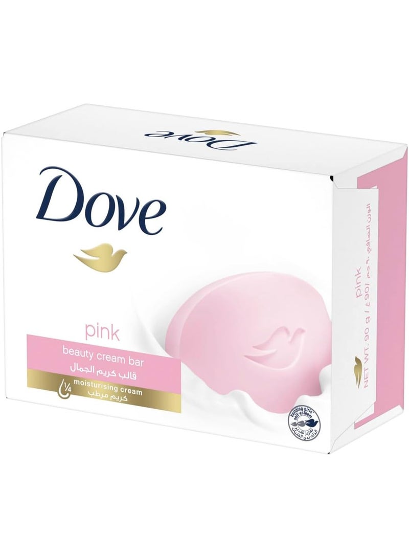 Dove Soap Pink Beauty Cream Bar 90 g (Packaging may vary) - Image 1
