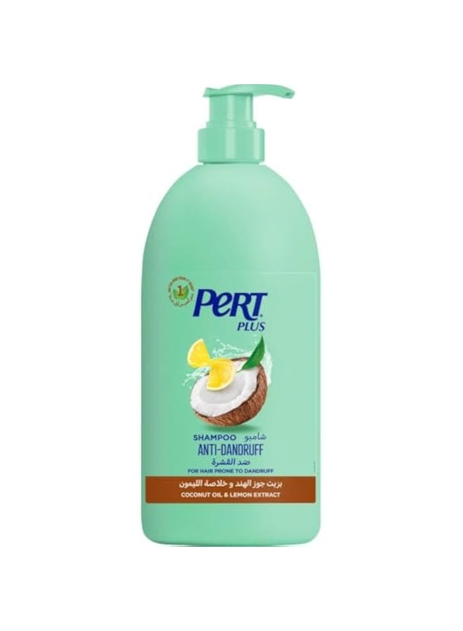 Pert Plus Anti-Dandruff Shampoo 1L With Coconut Oil And Lemon Extract