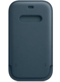 APPLE BOOKS Apple Leather Sleeve with MagSafe (for iPhone 12 | 12 Pro) - Baltic Blue  - Image 2