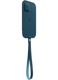APPLE BOOKS Apple Leather Sleeve with MagSafe (for iPhone 12 | 12 Pro) - Baltic Blue  - Image 1