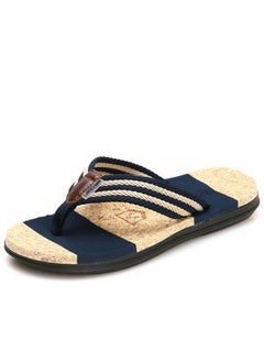 Loquat Men/Women New Beach Flip-Flops Blue 