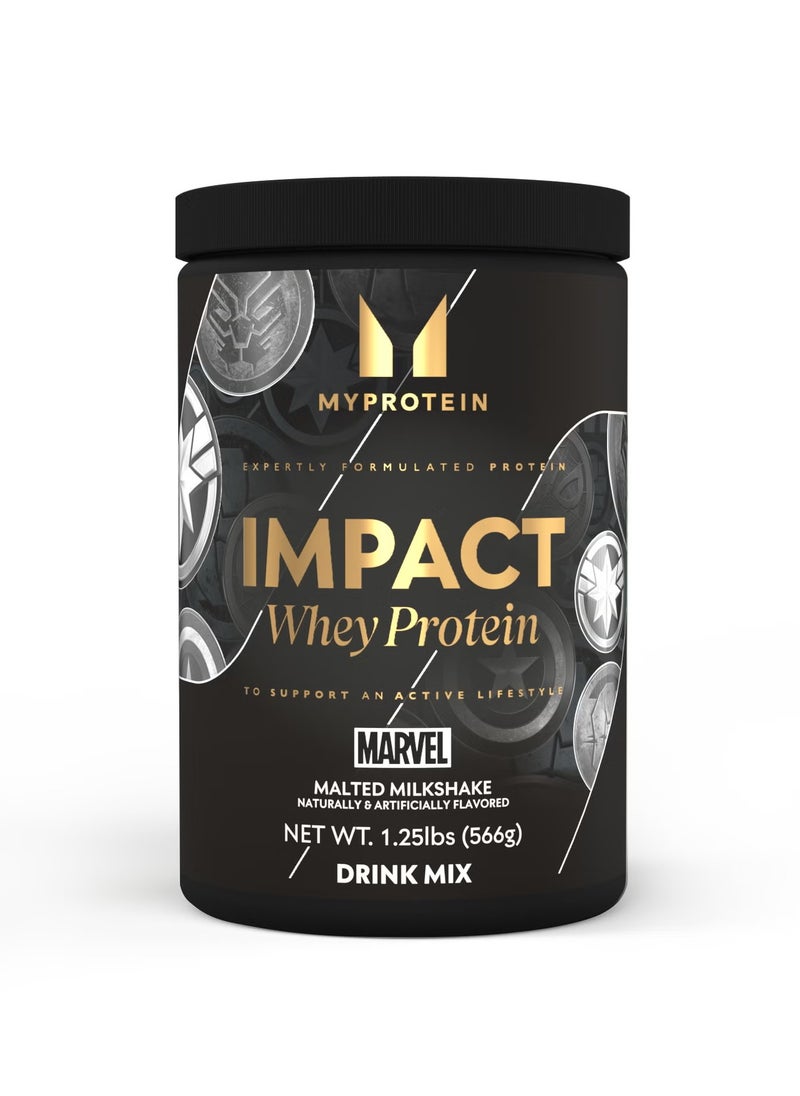 Myprotein Impact Whey Protein Malted Milkshake Flavored 566g - Marvel  - Image 1