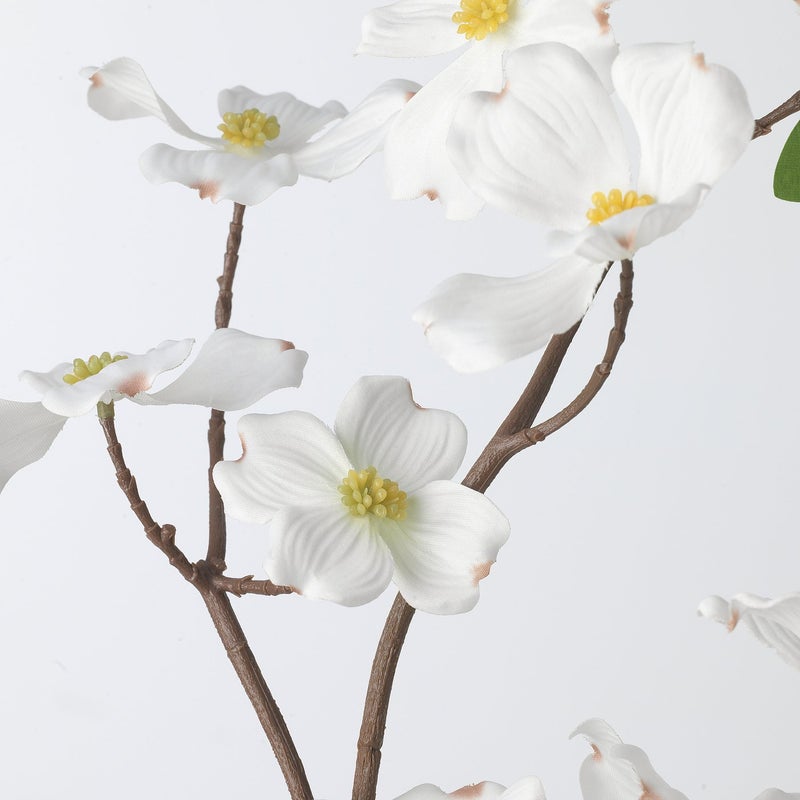 Baitique Artificial Flower Spray, White, 100 cm, Bendable Wire Stem - Image 4
