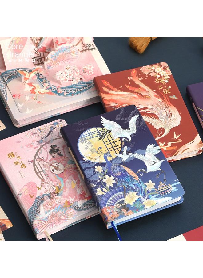 Bluejw DHZ Chinese Style Hand Book Gift Box High Color Value Antique Hand Book Tool Suit Cute Girl Heart Notes - Image 4