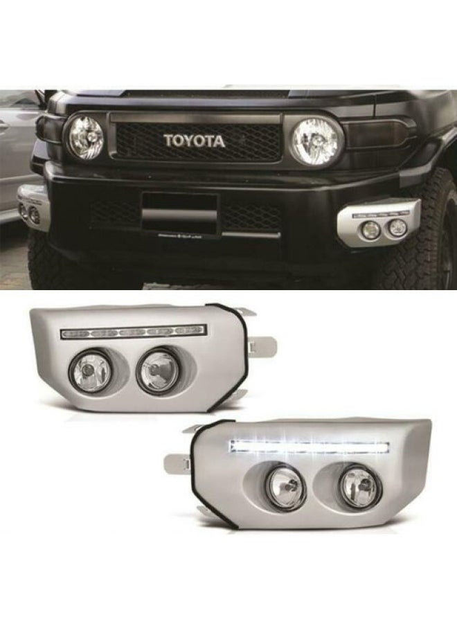 Generic Toyota Fj Led Headlight 2008 2009 2010 2011 2012 2013 2014 2015 2016 2017 2018  - Image 1