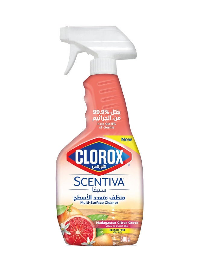 Clorox Scentiva Multi Surface Cleaner Spray - Madagascar Citrus Grove 500ml