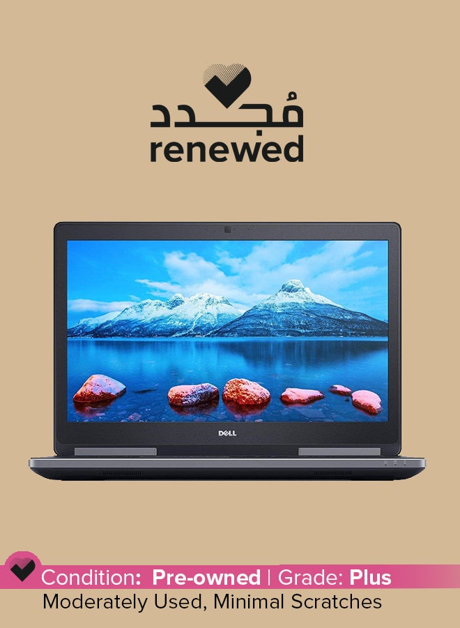 DELL Renewed - Precision 7510 Mobile Workstation (2015) Laptop With 15.6-Inch Display, Intel Core i7 Processor/6th Gen/8GB RAM/1TB HDD/2GB Nvidia Quadro M1000M Graphics With English/Arabic Keyboard English/Arabic Black - Image 1