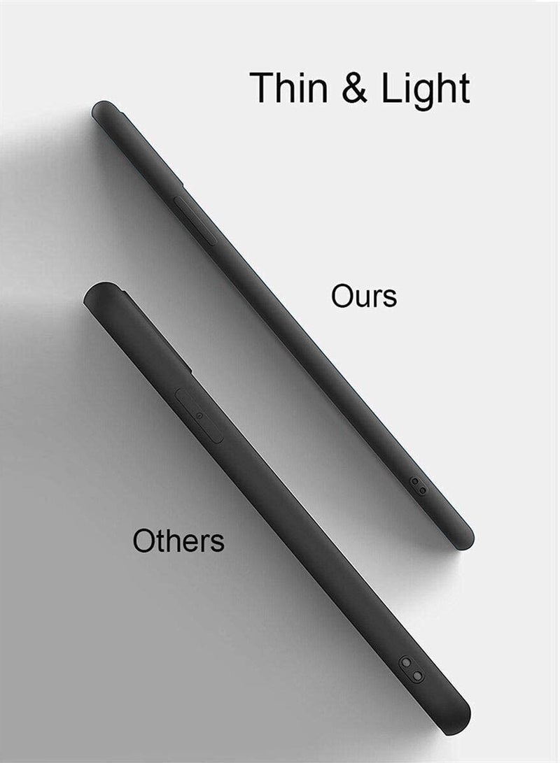 CHAPPELINE Xiaomi Redmi A3 4G 2024 Soft Silicone Fabric Texture Card Holder Case Cover (MCHPSN) - Black - Image 3