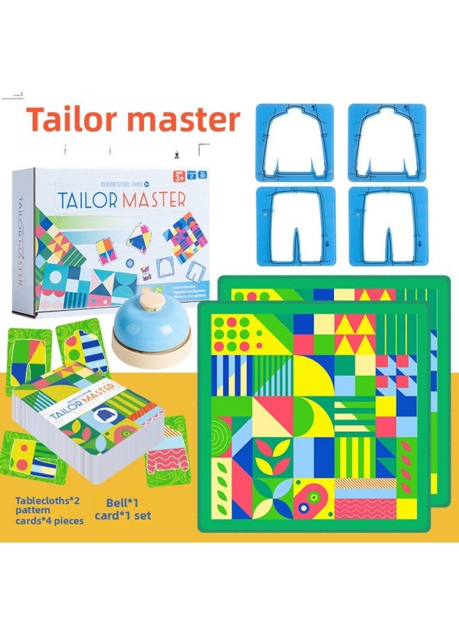 Cross-border Children's Board Game Tailor Master Cultivates Reverse Thinking Response Color Cognition Matching Graphics Corresponding Toys