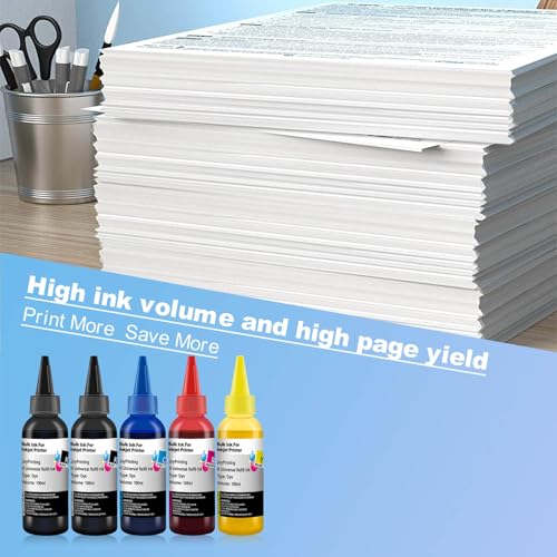 JoyPrinting Ink Refill Kit for HP Printer Cartridges HP 67 67XL 60 61 62 63 65 65XL 910 950 951 952 962 932 933 920 901 902 Refillable Ink Cartridges CISS System (100ml, Black, Cyan, Magenta, Yellow) - Image 4