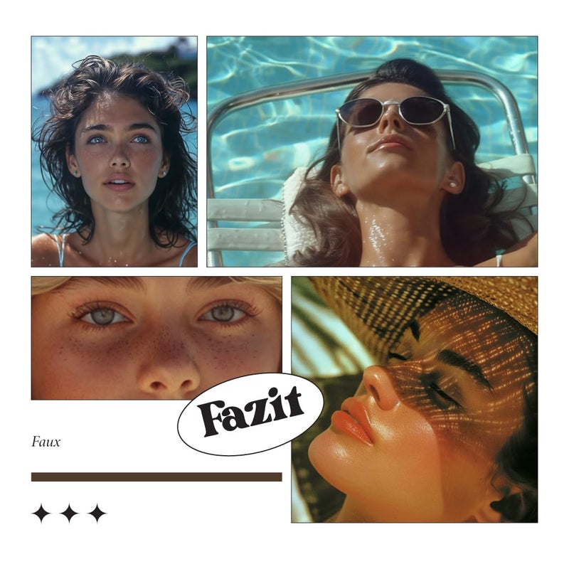 Fazit Makeup Patches - Faux Freckles - Glow Up Make-Up Patches - Cute Glitter Makeup Accessories For Women - Cosmetic Glitter For Face - Image 5