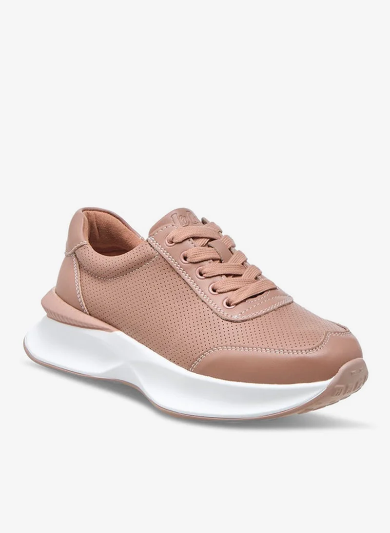 Lee Cooper Women's Textured Lace-Up Sneakers