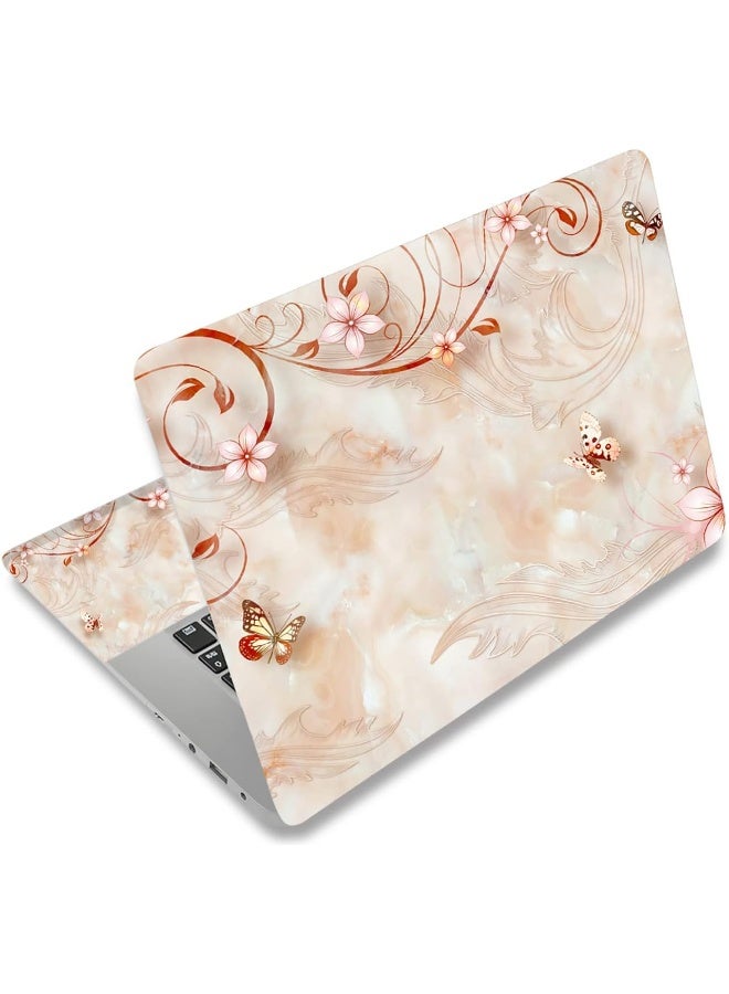 Home Trove RICHEN Laptop Notebook Skin Sticker Cover Decal Fits 12 13 13.3 14 15 15.4 15.6 inch Laptop Protector Notebook PC | Easy to Apply, Remove and Change Styles (Flower Vine) - Image 1