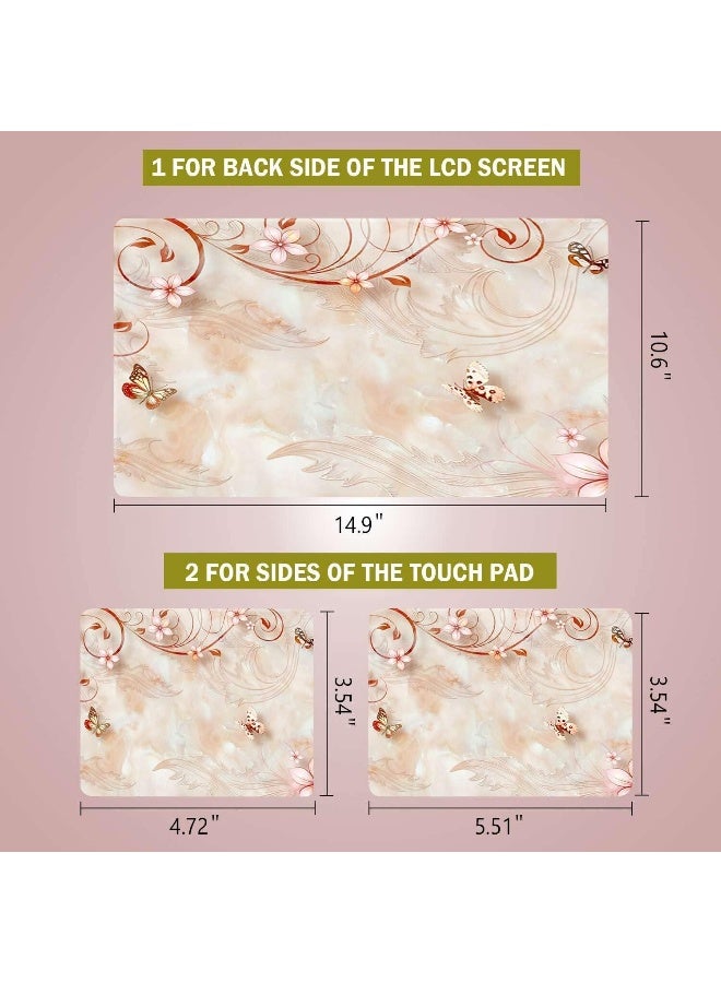 Home Trove RICHEN Laptop Notebook Skin Sticker Cover Decal Fits 12 13 13.3 14 15 15.4 15.6 inch Laptop Protector Notebook PC | Easy to Apply, Remove and Change Styles (Flower Vine) - Image 2