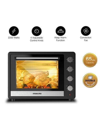 NIKAI Electric Oven, , Adjustable Temperature, 4 Stages Heating, 60