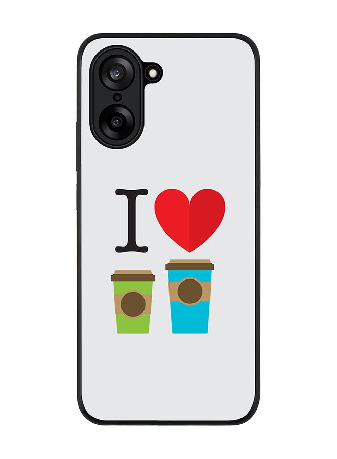 Stylizedd For OnePlus Nord CE5 / Ace 5 Racing Case,Slim fit Camera Protection, Shockproof Thin Phone cover  - I Love Coffee
