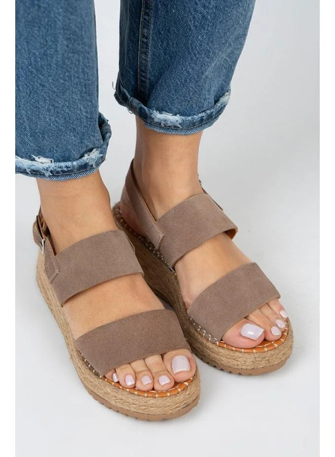 Manijero  Liliana Genuine Leather Women's Suede Espadrille Sandal. for Women | Best Price UAE