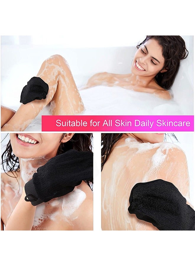 Exfoliating Scrubbing Glove, Hygiene Packaging Deep Cleansing Mitt for Body & Face, Dead Skin Remover, Spa & Bath & Hammam Exfoliation, Shower Scrub Washcloth for Smooth Skin  - Image 4
