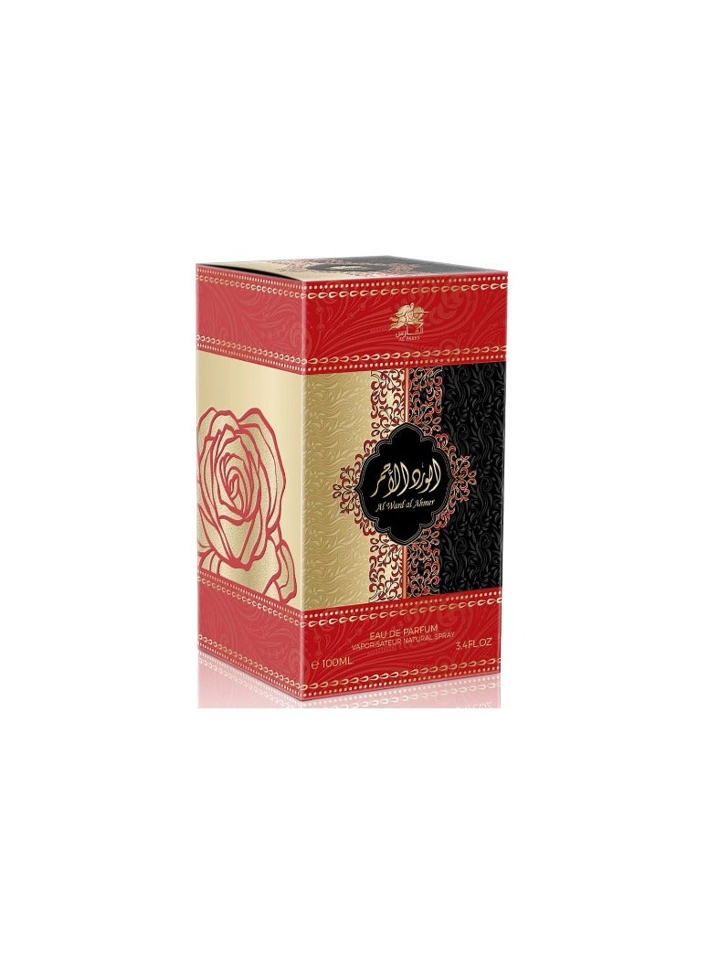 Al Fares Al Ward Al Ahmer EDP For Unisex 100ml - Image 3