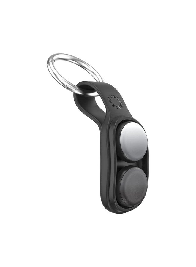 POPSOCKETS بوب سوكيتس بوب باك، مغناطيس خدعة ولعبة فidget - أسود فليب - Image 1