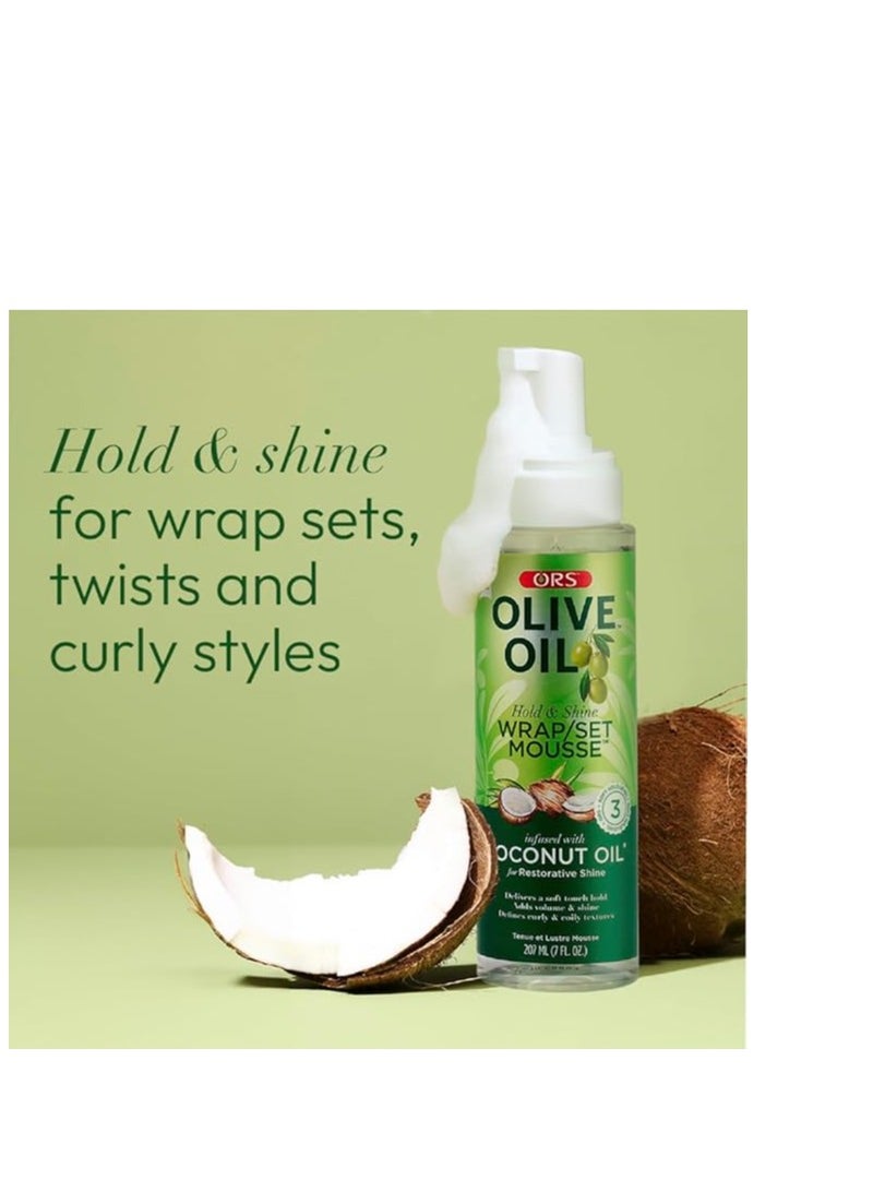 ORS Olive Oil WRAP/SET MOUSSE 207ml - Image 5