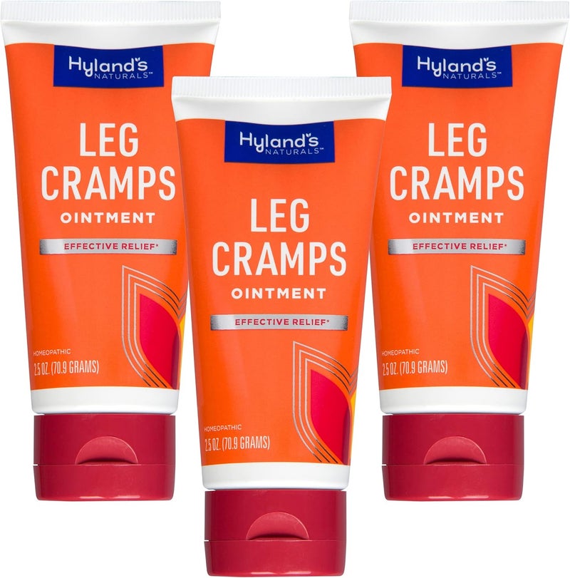 Hyland's Leg Cramps Ointment, Arnica Gel Leg Cramp Relief, Natural Relief of Calf, Leg and Foot Cramp, 2.5 oz (Pack of 3)
