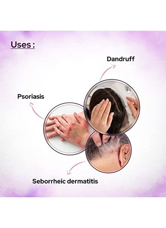Salve - Plaintar Coal Tar Leave On Lotion / Reduces Scaling Dryness & Itching / Coal Tar Lotion For Dandruff Psoriasis & Seborrheic Dermatitis/ For Body & Scalp/ Instant Result 3.38 Oz (100Ml) - Image 1