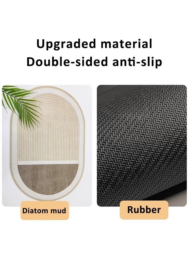 AL RAID 2PCS Kitchen Mat, Non-Slip Kitchen Rugs And Mats, Anti-Fatigue Hallway Kitchen Runner Rug Set Backing Floor Mat For Kitchen Laundry Sink Bathroom Office, Waterproof Non-Slip Kitchen Mats - Image 4