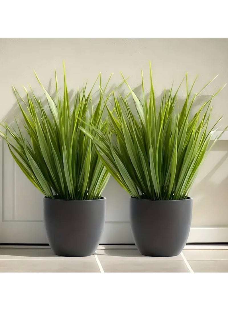 كلين ويف 2 نبتة من عشبة المريمية الصناعية في أواني سوداء – خضرة صناعية واقعية للمنزل والمكتب | ديكور داخلي/خارجي | لا ري، لا بهتان، جمال مناسب لجميع المواسم - Image 1