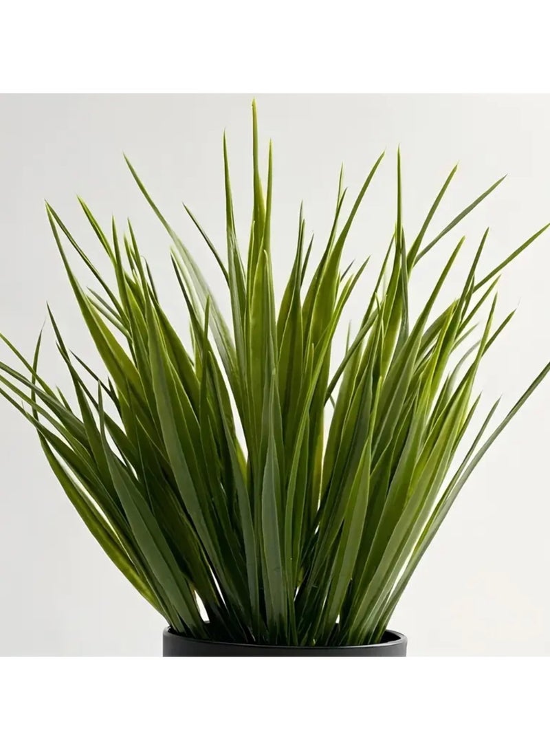 كلين ويف 2 نبتة من عشبة المريمية الصناعية في أواني سوداء – خضرة صناعية واقعية للمنزل والمكتب | ديكور داخلي/خارجي | لا ري، لا بهتان، جمال مناسب لجميع المواسم - Image 2