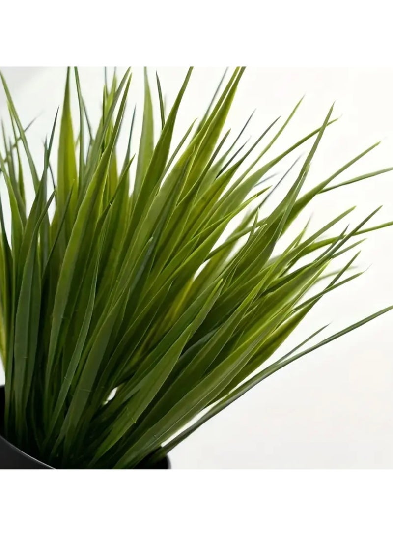 كلين ويف 2 نبتة من عشبة المريمية الصناعية في أواني سوداء – خضرة صناعية واقعية للمنزل والمكتب | ديكور داخلي/خارجي | لا ري، لا بهتان، جمال مناسب لجميع المواسم - Image 4