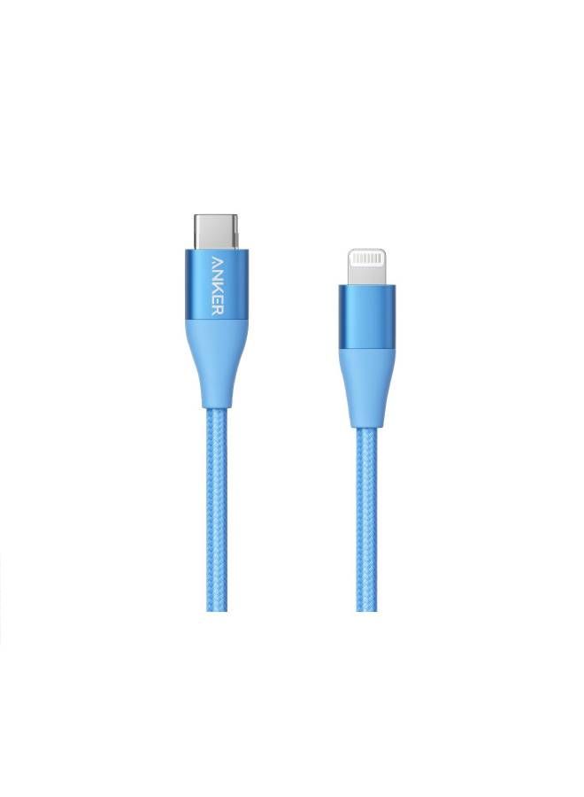Anker PowerLine+ II USB-C to Lightning Cable [ 1.2m MFi Certified]  Nylon Cable for iPhone 14 Pro Max 14, 13 X XS XR 8 Plus, AirPods Pro - Image 1