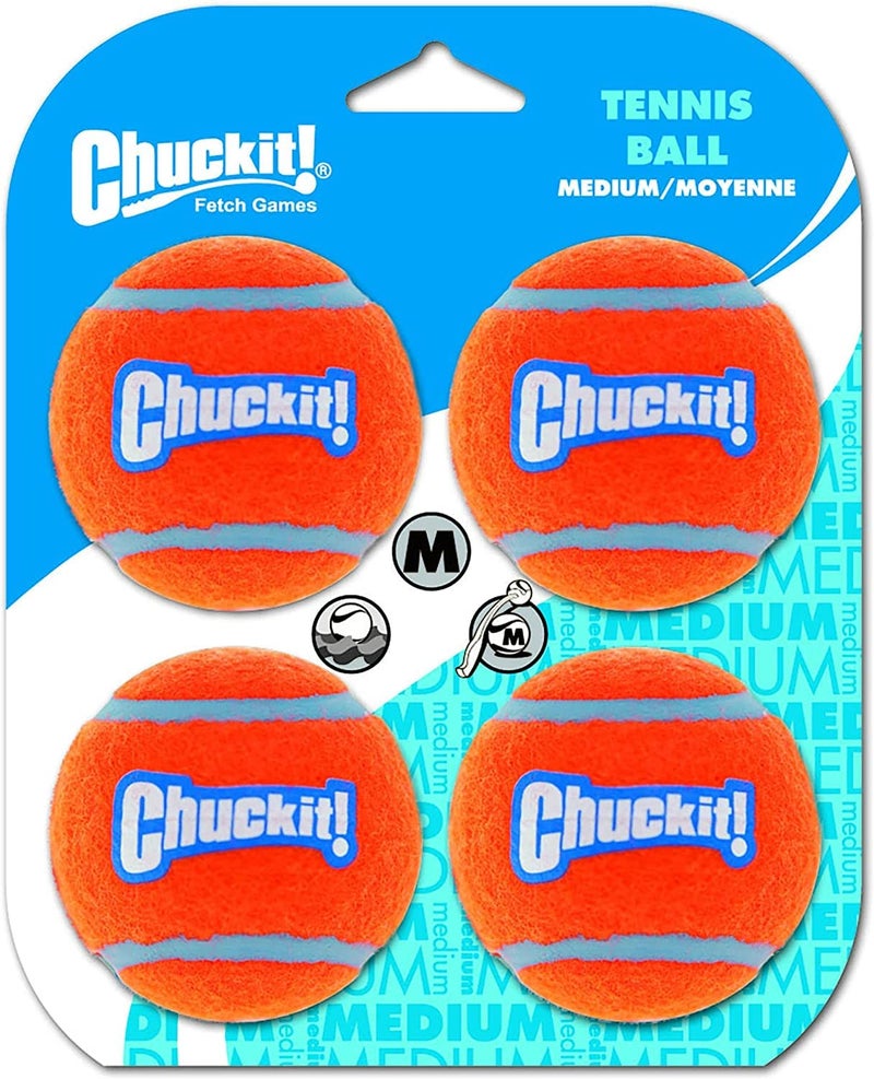 Chuckit! Dog Tennis Ball Dog Toy, Medium (2.5 Inch Diameter) for dogs 20-60 lbs, Pack of 4 - Image 5