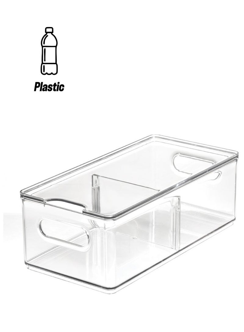 The Home Edit Large Divided Fridge Bin - Image 1