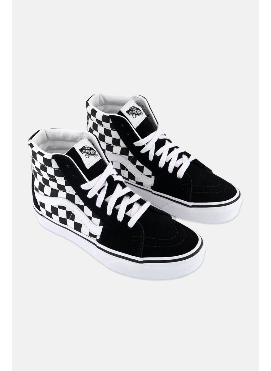 VANS - Women Sk8-High Cuff Lace Up Shoes, Black - Image 1