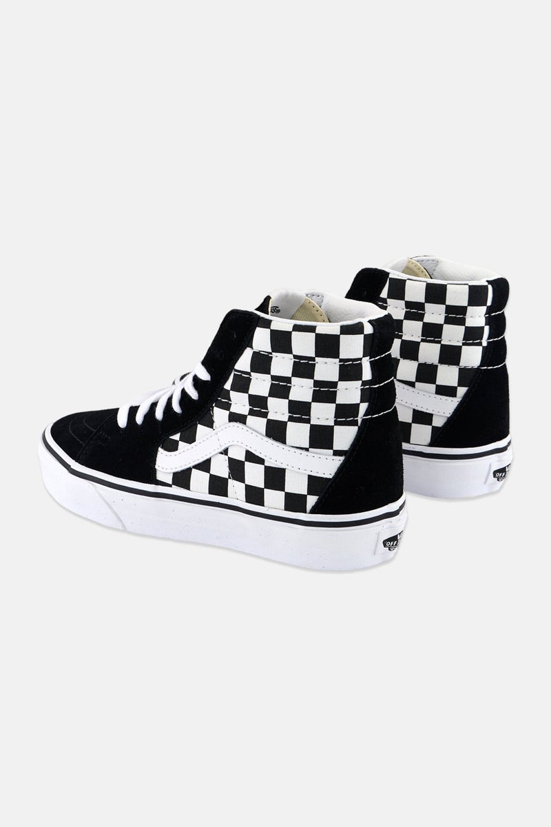 VANS أحذية نسائية سكيت-هاي بكعب عالٍ مع أربطة، سوداء - Image 2