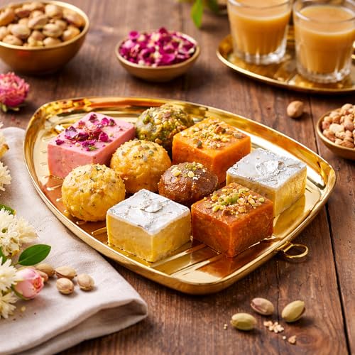Putrika Brass Banana Leaf Shaped Thali | Handcrafted Kele Ka Patta Plate | Decorative & Functional Serving Tray | Traditional Indian Brass Tableware & Dining Plate - Banana Leaf Thali- (Large) - Image 3