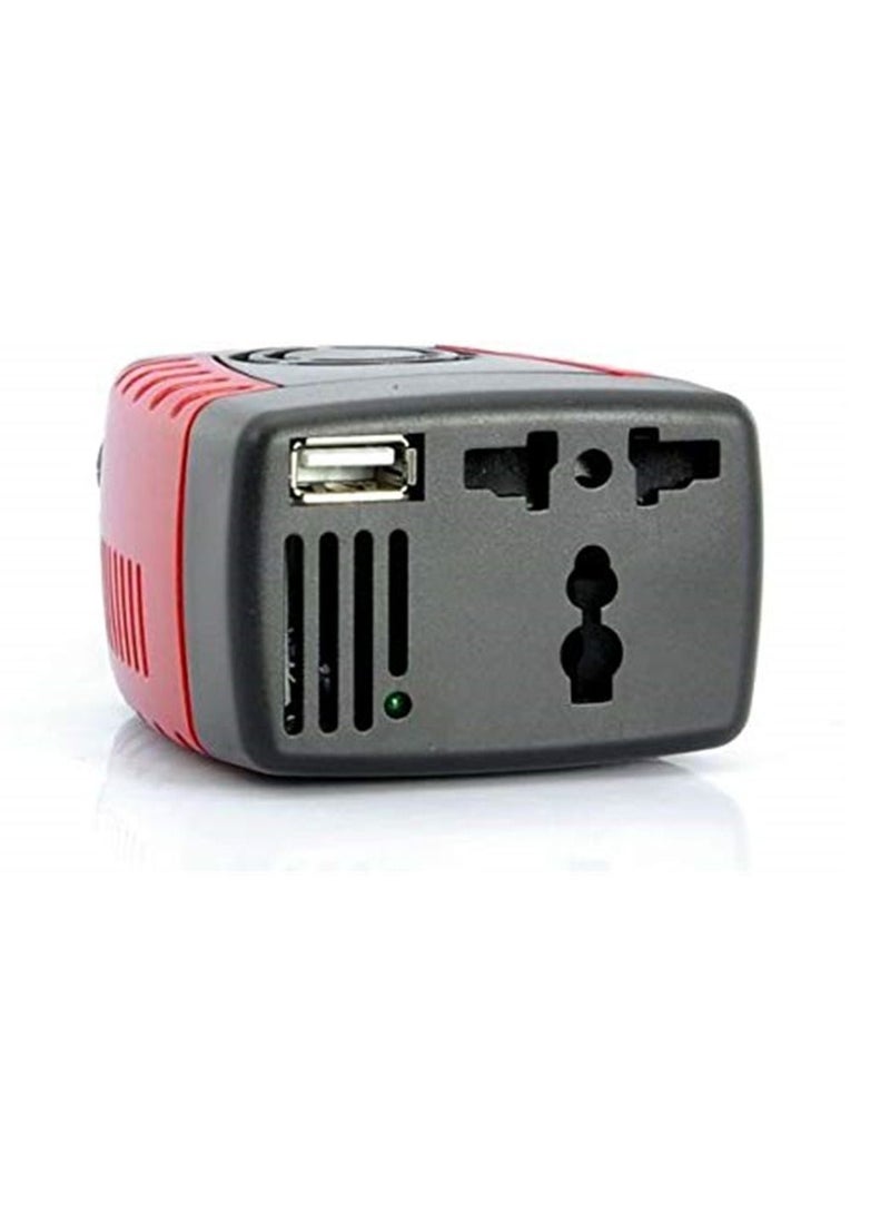 12V DC to 220V AC and USB 5V Car Power Inverter - Image 3