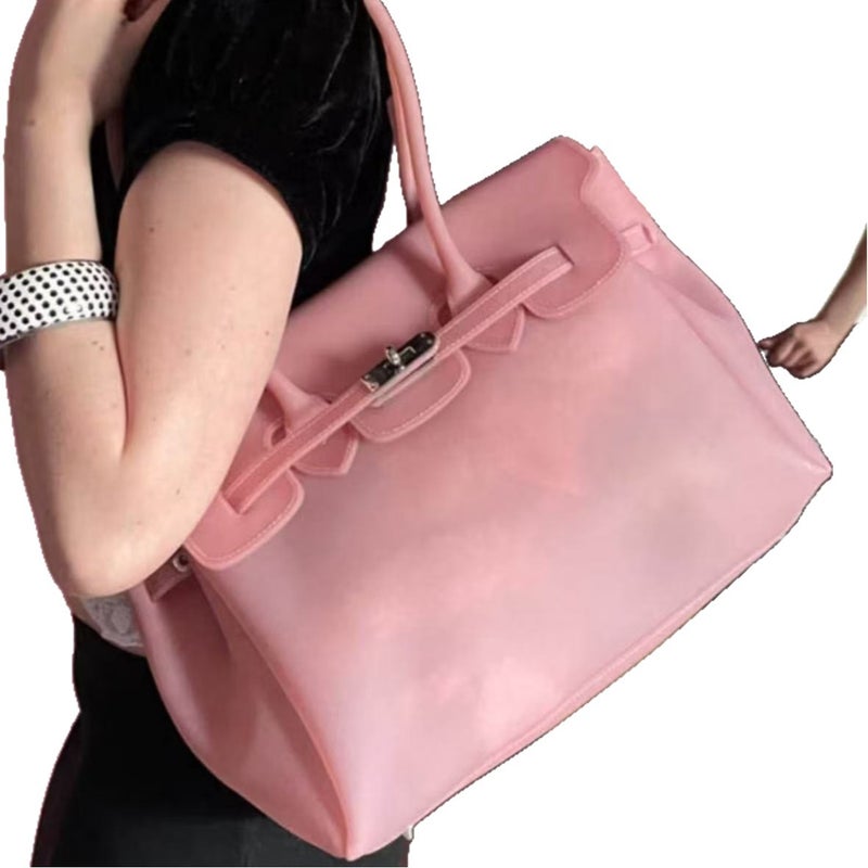 Fashion Transparent PVC Tote Bag for Women, Large Capacity Jelly Bag, Summer 2026 - Image 5